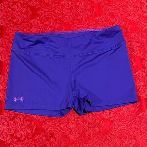 Under Armour Women's Vibrant Purple Athletic Shorts